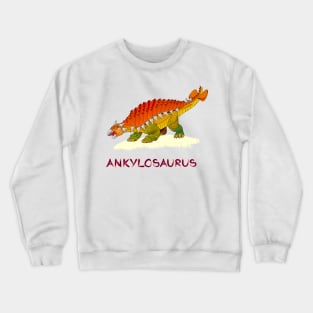 Illustration of ankylosaurus Crewneck Sweatshirt